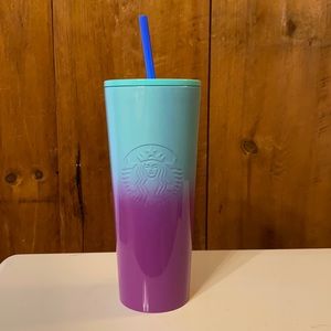 Starbucks Summer 2021 Blue/Purple Ombré Stainless Tumbler